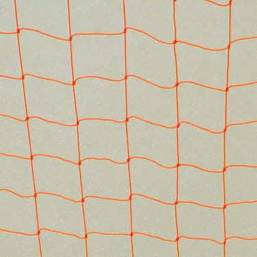 Short-Sided Goal Replacement Net (4 in. Sq. - 2.5mm Twist) (6 ft.W x 4 ft.H x 24 in.D) (Orange)